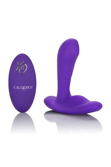 Cal Exotics - Silicone Remote Pinpoint Pleaser Anal Probe - Purple - Stag Shop