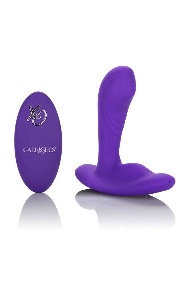 Cal Exotics - Silicone Remote Pinpoint Pleaser Anal Probe - Purple - Stag Shop