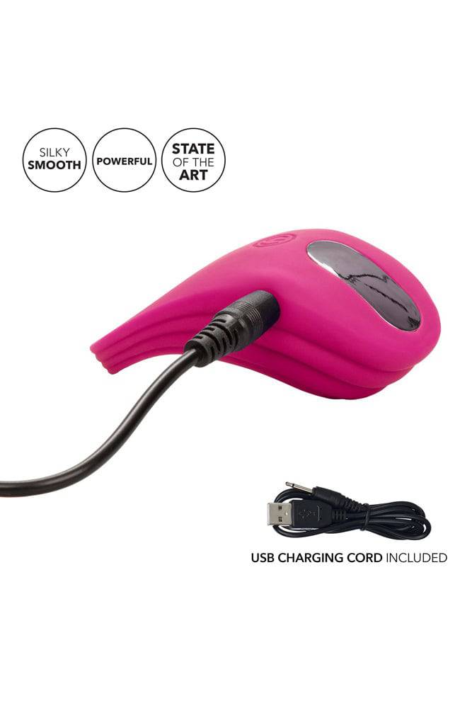 Cal Exotics - Silicone Remote Pleasure Cock Ring - Pink - Stag Shop