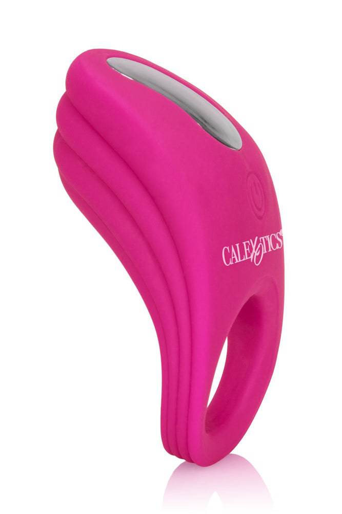 Cal Exotics - Silicone Remote Pleasure Cock Ring - Pink - Stag Shop