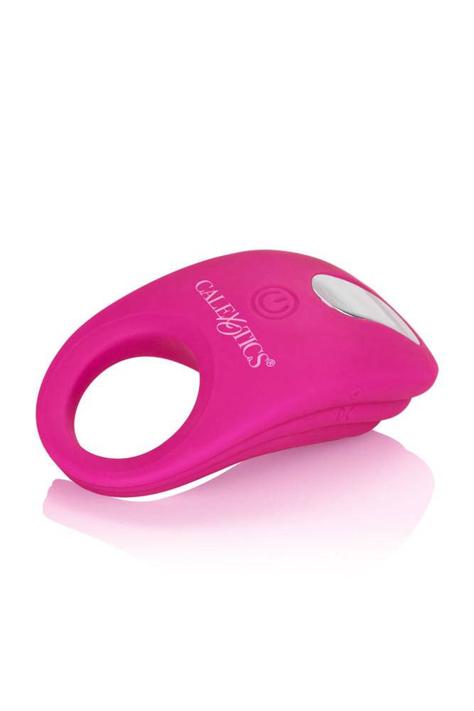 Cal Exotics - Silicone Remote Pleasure Cock Ring - Pink - Stag Shop