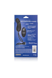 Cal Exotics - Silicone Remote Rechargeable Curve Vibrator - Black - Stag Shop