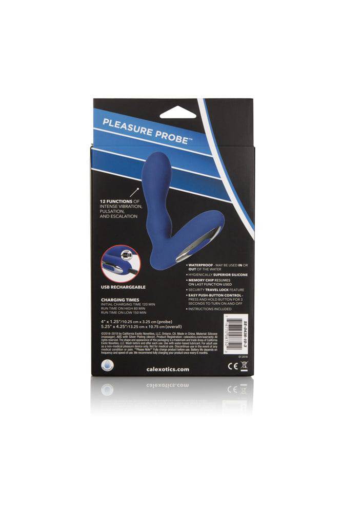 Cal Exotics - Eclipse - Vibrating Pleasure Anal Probe - Blue - Stag Shop