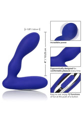 Cal Exotics - Eclipse - Vibrating Pleasure Anal Probe - Blue - Stag Shop