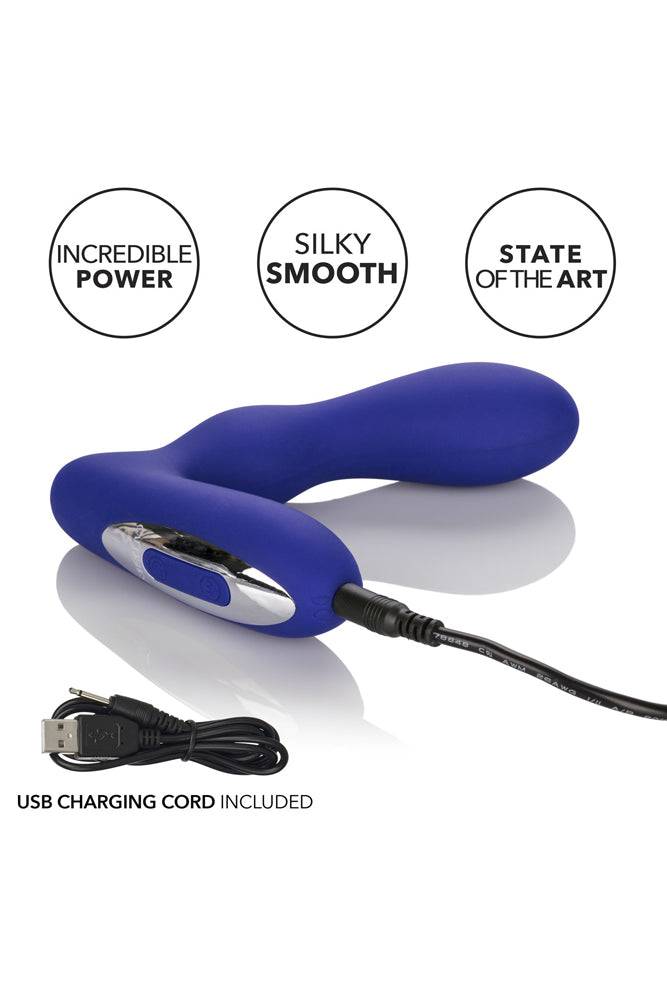 Cal Exotics - Eclipse - Vibrating Pleasure Anal Probe - Blue - Stag Shop