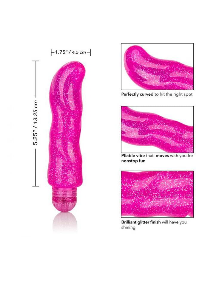 Cal Exotics - Sparkle - 'G' Dazzle G-spot Vibrator - Pink - Stag Shop