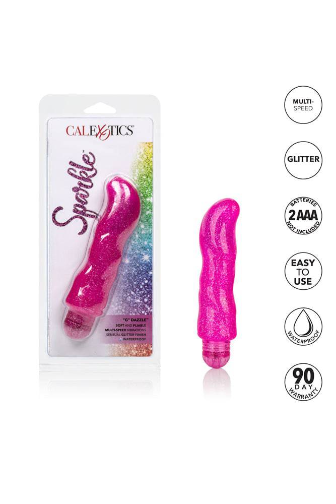 Cal Exotics - Sparkle - 'G' Dazzle G-spot Vibrator - Pink - Stag Shop