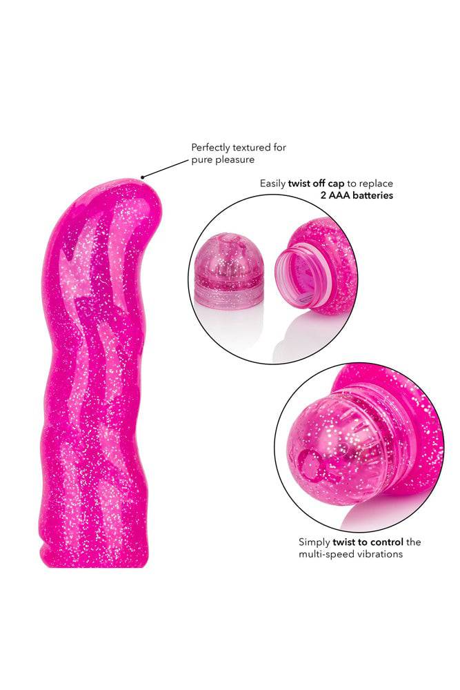 Cal Exotics - Sparkle - 'G' Dazzle G-spot Vibrator - Pink - Stag Shop