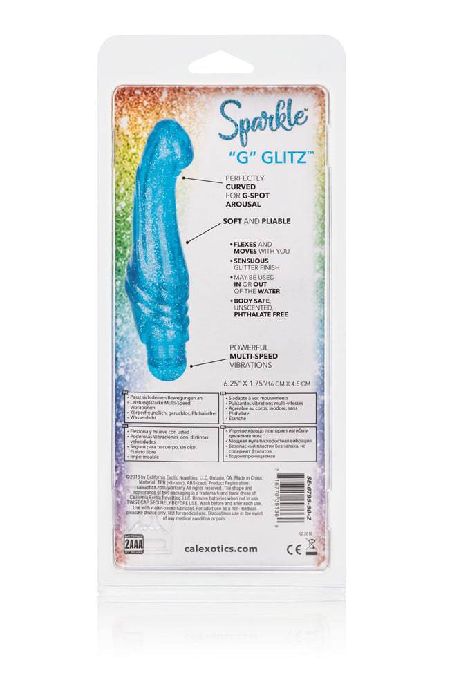 Cal Exotics - Sparkle - 'G' Glitz G-spot Vibrator - Blue - Stag Shop