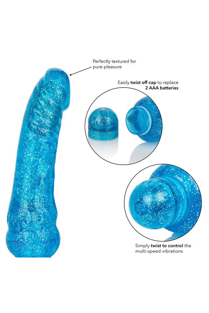 Cal Exotics - Sparkle - Glitter Jack Realistic Vibrator - Assorted Colours - Stag Shop