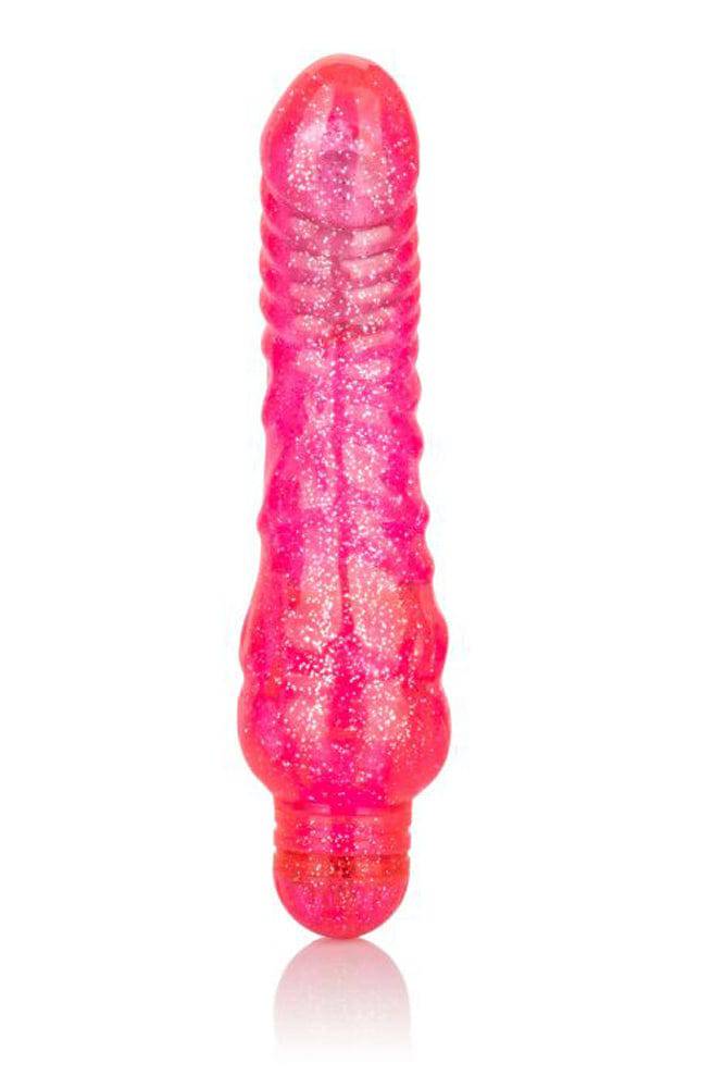 Cal Exotics - Sparkle - Glitter Jack Realistic Vibrator - Assorted Colours - Stag Shop