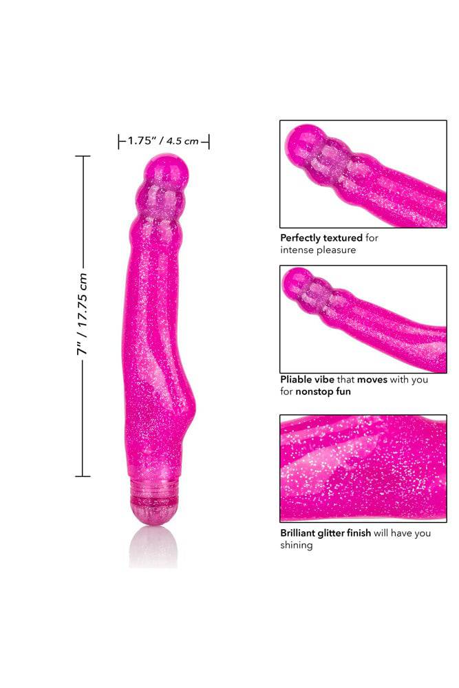Cal Exotics - Sparkle - Radiant Ripple Vibrator - Pink - Stag Shop