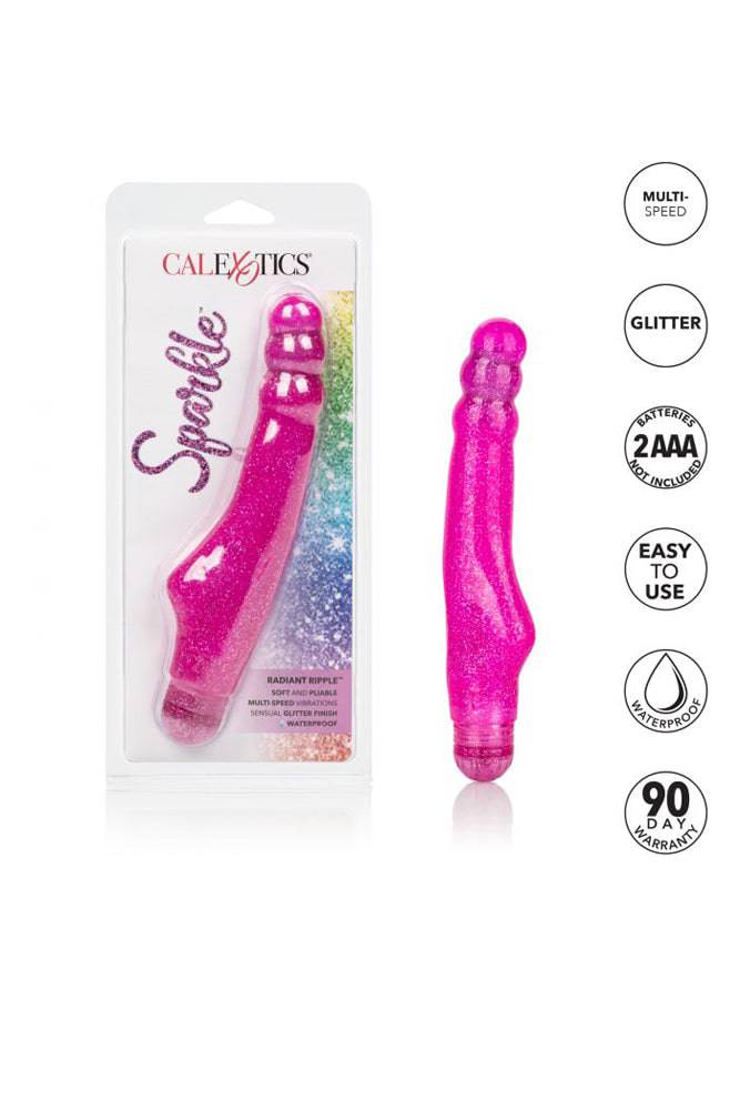 Cal Exotics - Sparkle - Radiant Ripple Vibrator - Pink - Stag Shop