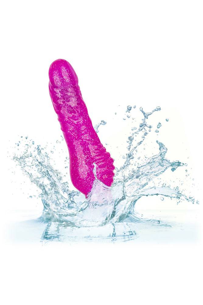 Cal Exotics - Sparkle - Shimmer Stud Realistic Vibrator - Pink - Stag Shop