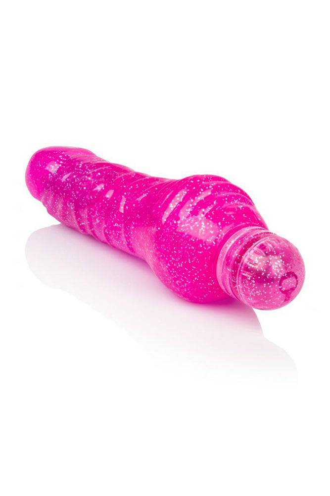 Cal Exotics - Sparkle - Shimmer Stud Realistic Vibrator - Pink - Stag Shop