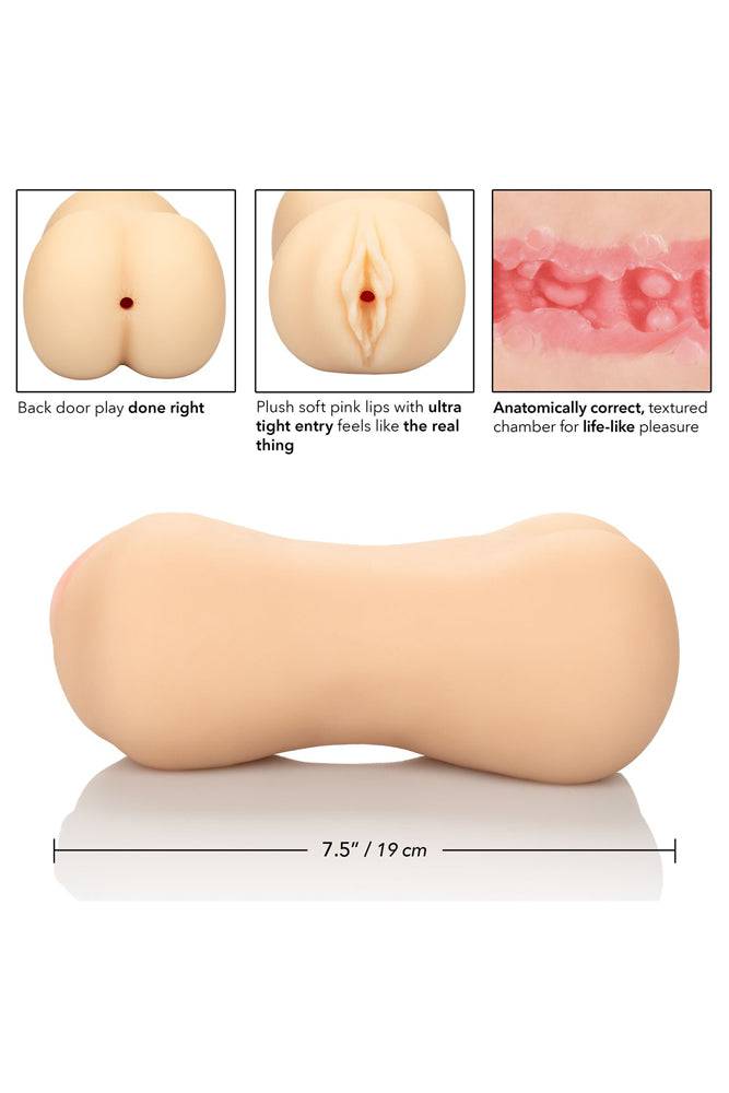 Cal Exotics - Stroke It - Pussy & Ass Dual Ended Stroker - Stag Shop
