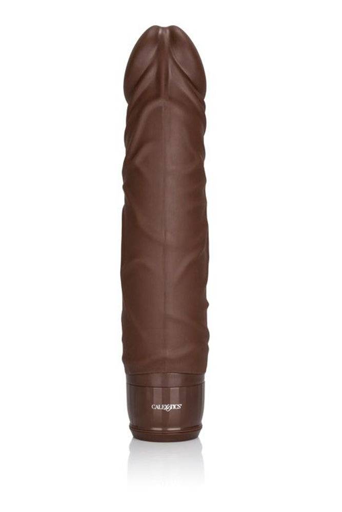 Cal Exotics - Silicone Stud - Woody - Realistic Vibrating Dong - Brown - Stag Shop