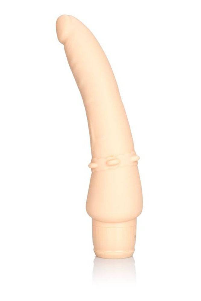Cal Exotics - Silicone Stud - Stiffy Realistic Vibrating Dong - Beige - Stag Shop