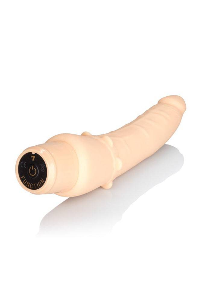 Cal Exotics - Silicone Stud - Stiffy Realistic Vibrating Dong - Beige - Stag Shop