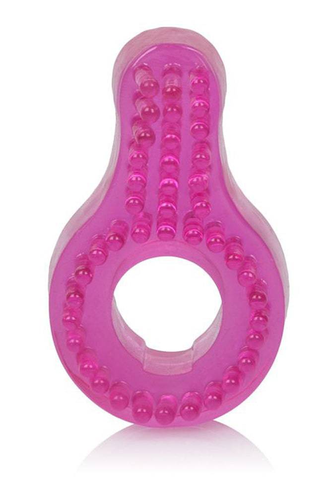 Cal Exotics - Super Stretch Enhancer Cock Ring - Pink - Stag Shop