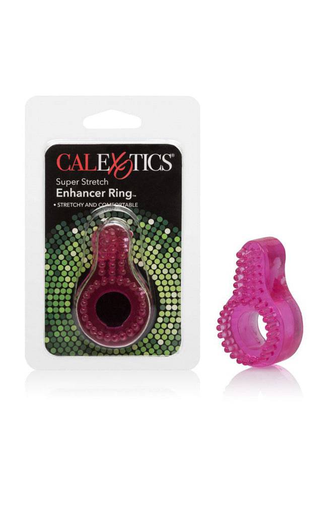 Cal Exotics - Super Stretch Enhancer Cock Ring - Pink - Stag Shop