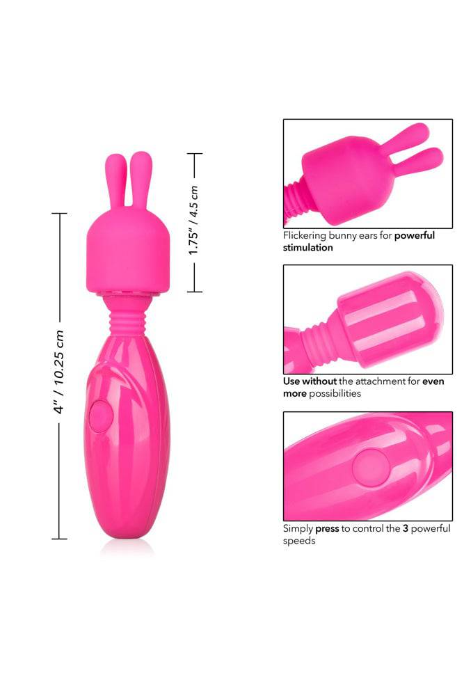 Cal Exotics - Tiny Teasers - Bunny Vibrator - Pink - Stag Shop