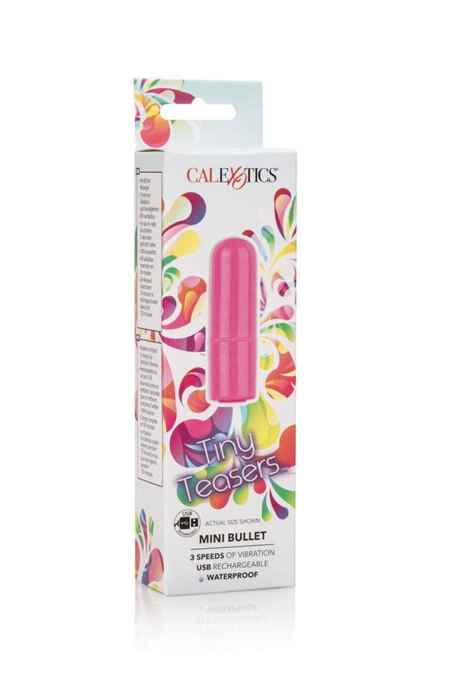 Cal Exotics - Tiny Teasers - Mini Bullet Vibrator - Pink - Stag Shop