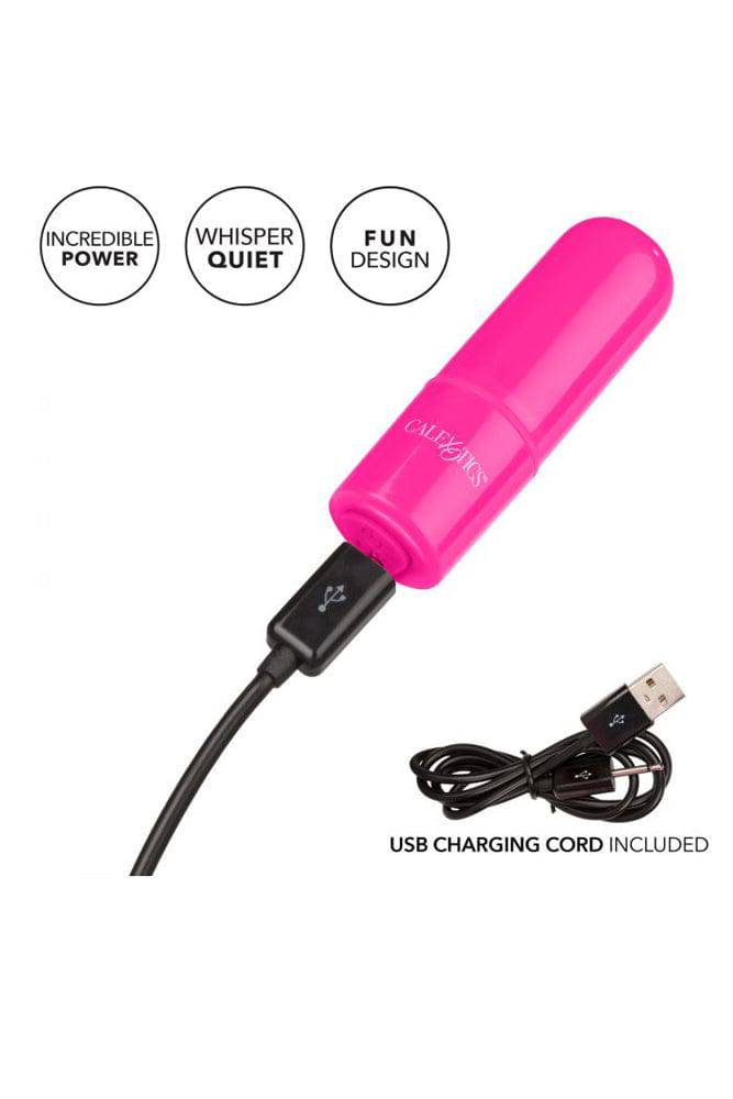 Cal Exotics - Tiny Teasers - Mini Bullet Vibrator - Pink - Stag Shop