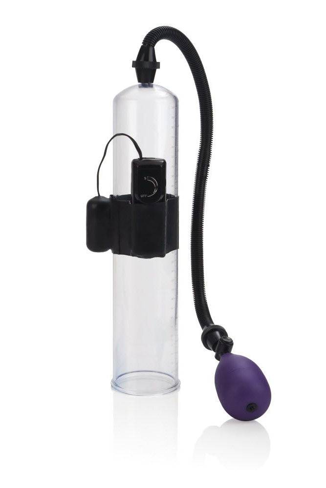 Cal Exotics - Vibrating Big Man's Penis Pump - Oversized - Stag Shop