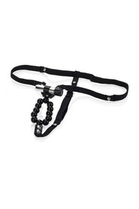Thumbnail for Cal Exotics - Vibrating Lover's Thong With Stroker Beads - Black - Stag Shop
