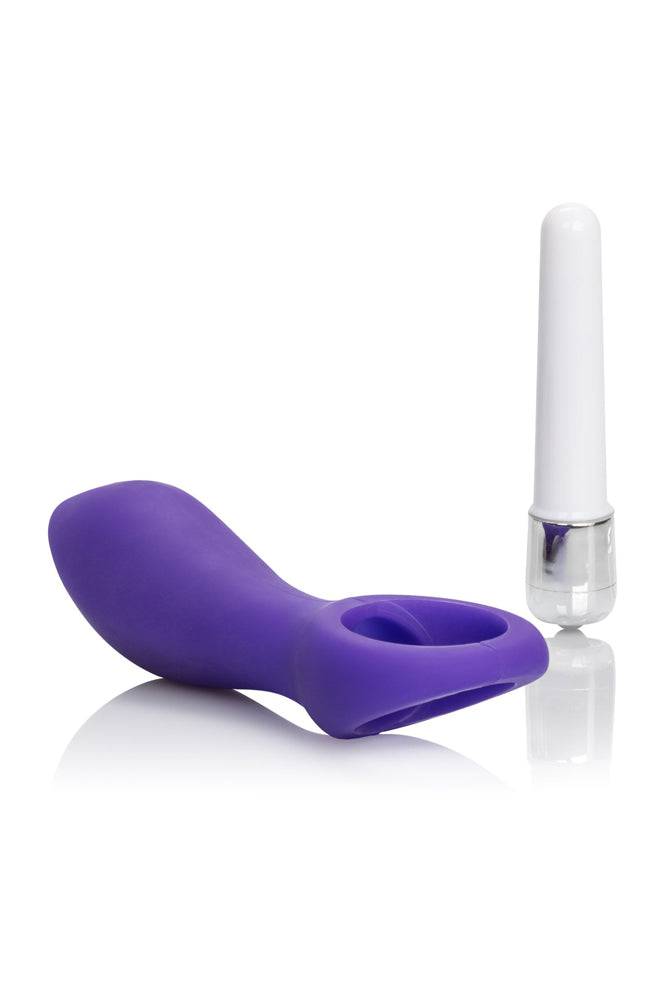 Cal Exotics - Vibrating Silicone Booty Probe - Purple - Stag Shop