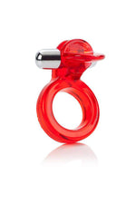 Cal Exotics - Couples Enhancer - Wireless Clit Flicker Cock Ring - Red