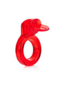 Cal Exotics - Couples Enhancer - Wireless Clit Flicker Cock Ring - Red - Stag Shop