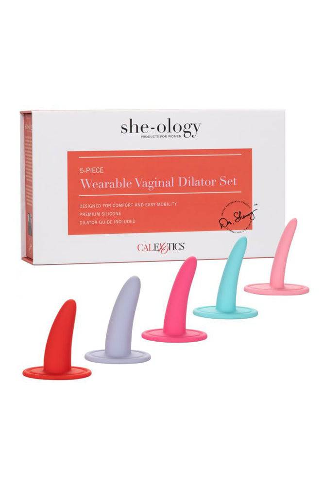 Cal Exotics - She-ology 5-piece Wearable Vaginal Dilator Set - Stag Shop