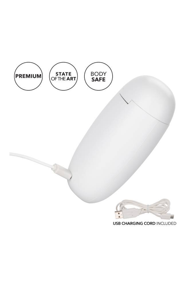 Cal Exotics - My Pod Clitoral Self Sterilizing Vibrator - White - Stag Shop
