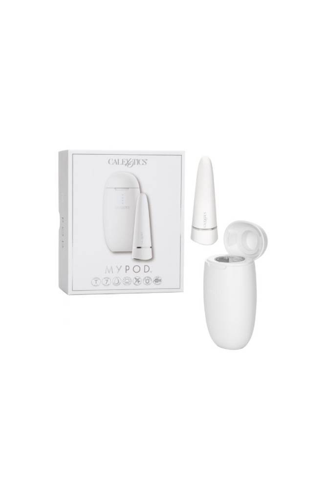 Cal Exotics - My Pod Clitoral Self Sterilizing Vibrator - White - Stag Shop