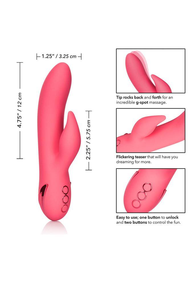 Cal Exotics - California Dreaming - San Fran Sweetheart Rabbit Vibe - Pink - Stag Shop