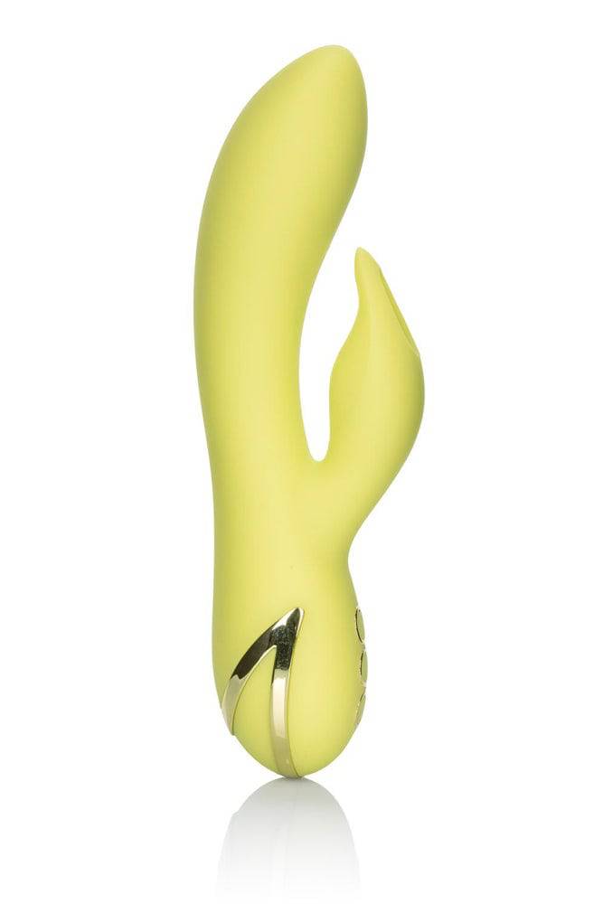 Cal Exotics - California Dreaming - Venice Vixen Dual Vibrator - Yellow - Stag Shop