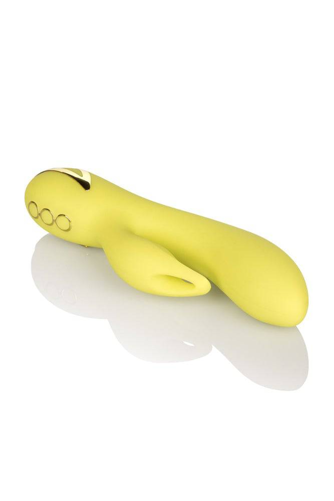 Cal Exotics - California Dreaming - Venice Vixen Dual Vibrator - Yellow - Stag Shop