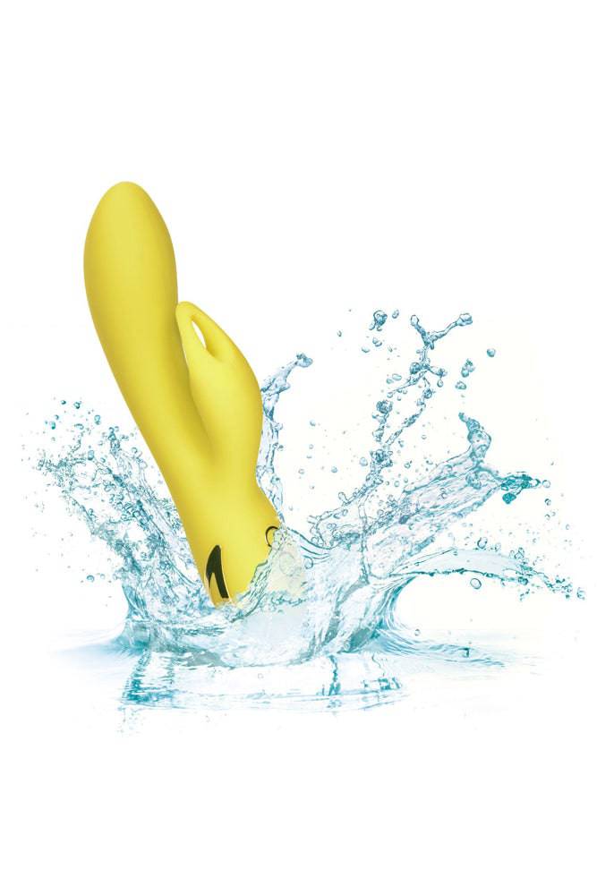 Cal Exotics - California Dreaming - Venice Vixen Dual Vibrator - Yellow - Stag Shop