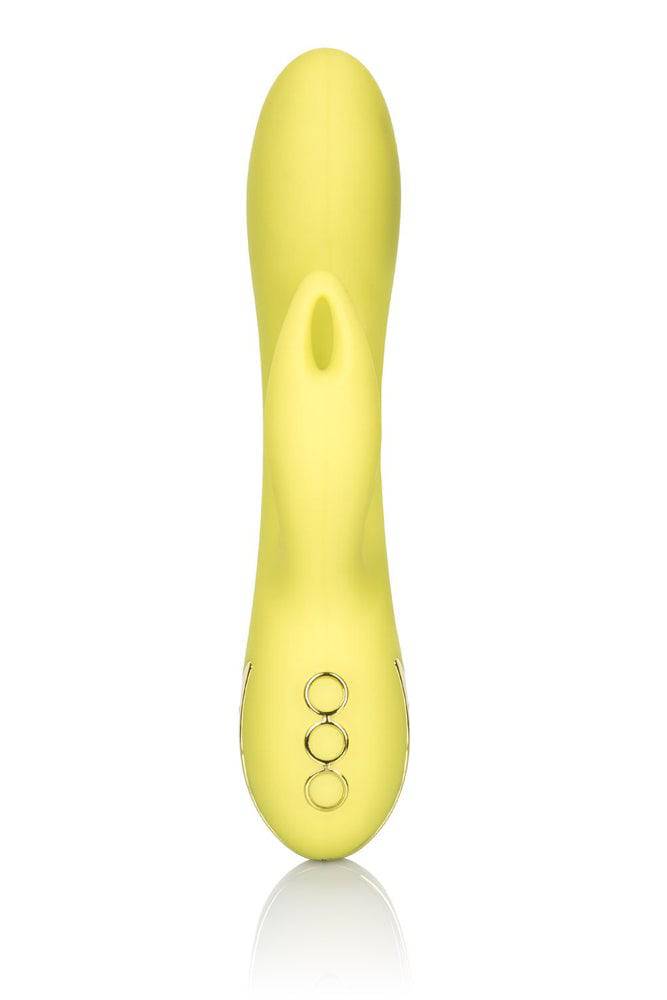 Cal Exotics - California Dreaming - Venice Vixen Dual Vibrator - Yellow - Stag Shop