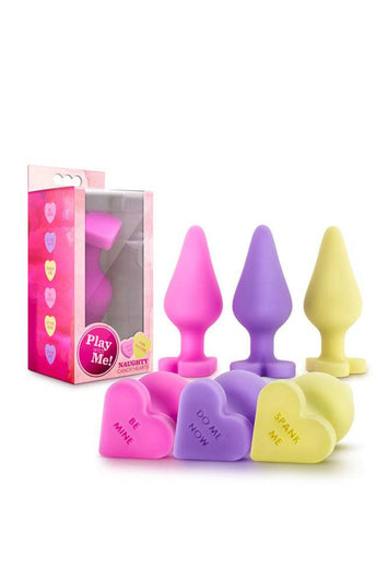 Blush Novelties - Play with Me - Naughty Candy Heart - Butt Plug - Stag Shop