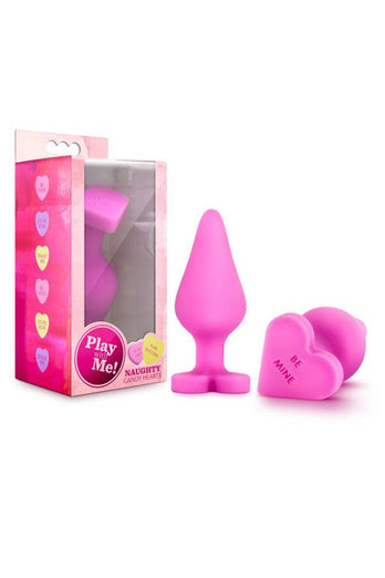 Blush Novelties - Play with Me - Naughty Candy Heart - Butt Plug - Stag Shop