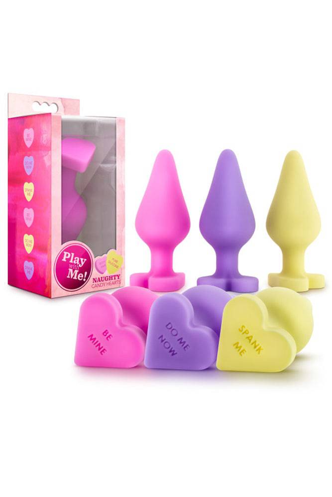 Blush Novelties - Play with Me - Naughty Candy Heart - Butt Plug - Stag Shop