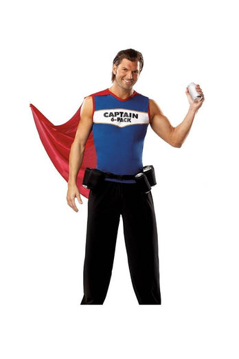 Coquette - M18 - Captain 6 Pack Costume Shirt - S/M - Stag Shop