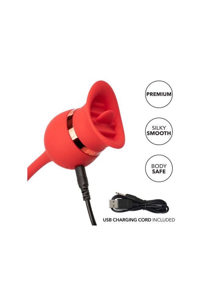 Cal Exotics - French Kiss - Casanova Stimulator - Red - Stag Shop