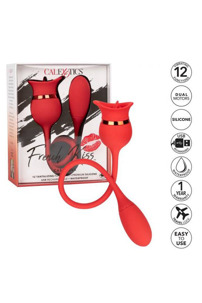 Cal Exotics - French Kiss - Casanova Stimulator - Red - Stag Shop