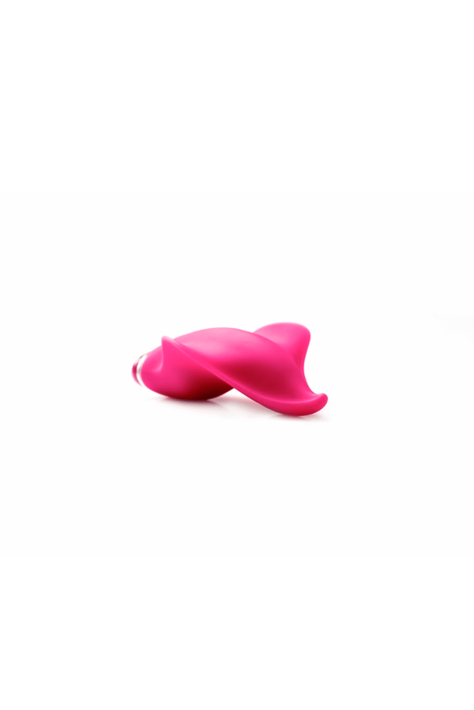 Clandestine - Luxury Rechargeable MIMIC Lay-On Vibrator - Magenta - Stag Shop