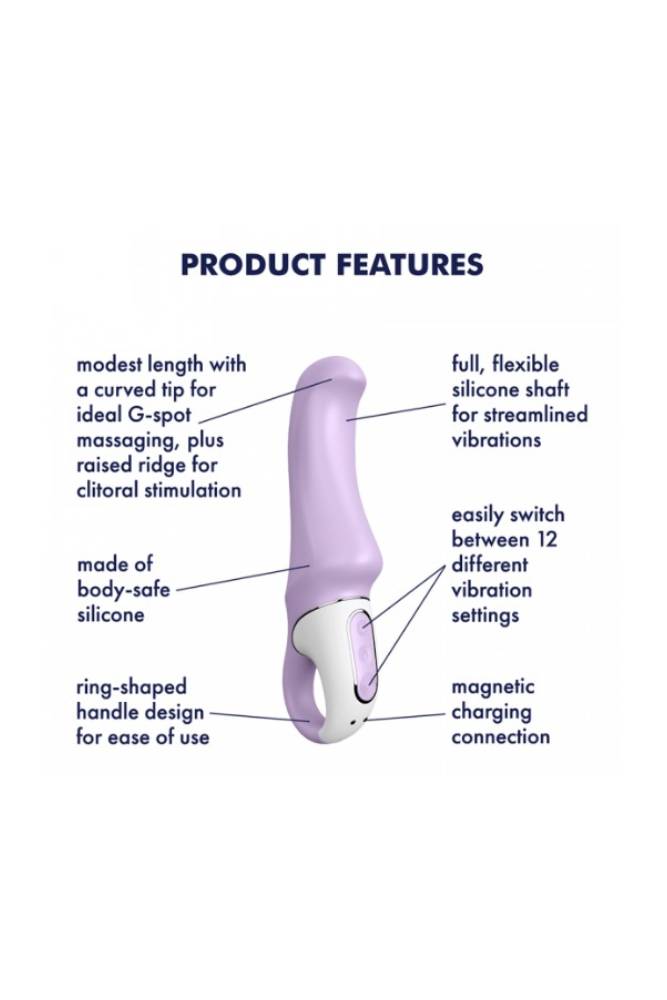 Satisfyer - Charming Smile Vibrator - Purple - Stag Shop