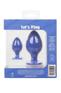 Cal Exotics - Cheeky Butt Plug Set - Purple - Stag Shop